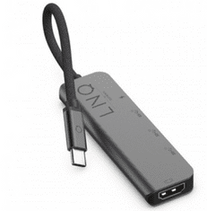 Linq priključna stanica, 5 u 1, USB-C, HDMI 4K 60Hz, 2x USB-C PD 100W, 2x USB 3.2 Gen1 (LQ48014)