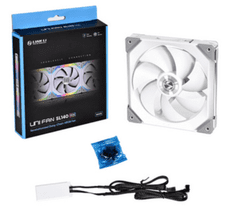 Lian Li SL120 ventilator za kućište, RGB, 120 mm, bijeli (UF-SL120-1W)