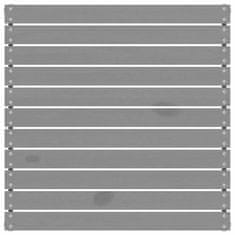 Vidaxl 3-dijelna vrtna garnitura s jastucima siva od masivne borovine