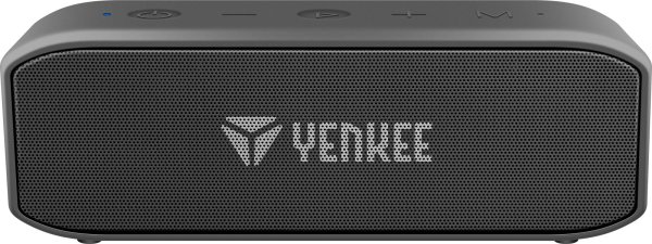 moderan prijenosni bluetooth zvučnik yenkee qbrick usb punjenje ugrađena baterija 10h trajanje baterije kontrolni gumbi karabiner hands-free funkcija telefona aux i ulaz za memorijsku karticu