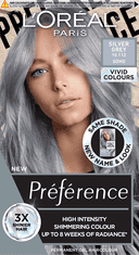 Loreal Paris Preference Vivids boja za kosu, 10.112 Silver Grey