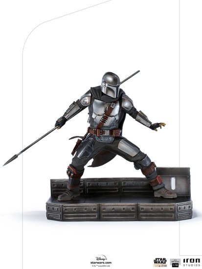 Iron Studios The Mandalorian BDS - The Mandalorian figura, 1:10 (LUCSWR44821-10)