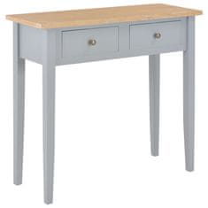Vidaxl 280054 Dressing Console Table Grey 79x30x74 cm Wood