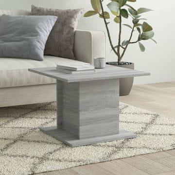 Vidaxl Klub stolić, sivi hrast sonoma, 55,5x55,5x40 cm