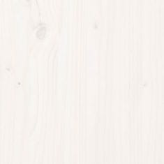 Vidaxl Pokrov za radijator bijeli 210x21x85 cm masivna borovina