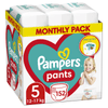 Pampers pelene gaćice Pants 5 (12-17 kg) 152 komada - Mjesečno pakiranje