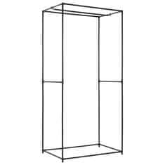 Vidaxl Ormari, 2 kom, sivi, 75x50x160 cm