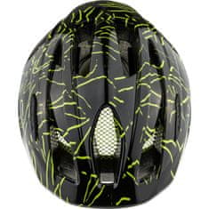 Alpina Sports Pico kaciga, dječja, 50-55 cm, Black-Neon Yellow Gloss