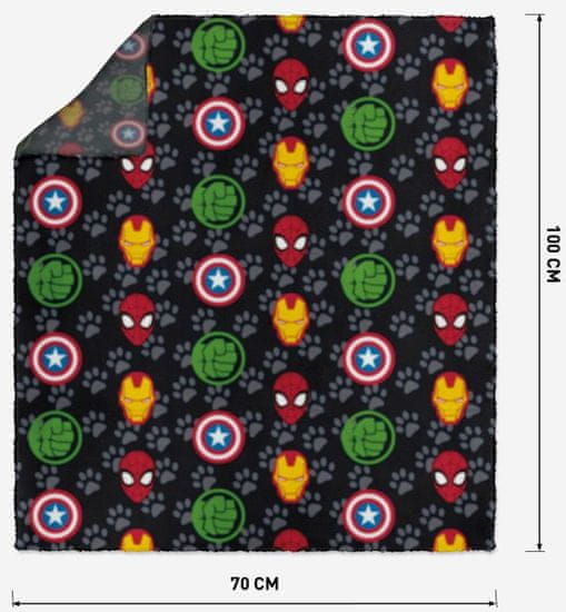 Artesania Cerda Marvel deka za psa, 70 x 100 cm