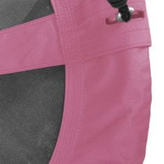 Aga Viseća ljuljačka krug 120 cm Ružičasta s zastavicama