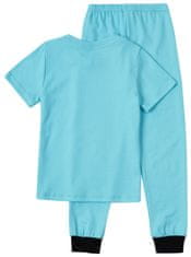 Garnamama pidžama za dječake s printom, koji se sjaji u mraku, plava, 110 (md122491_fm1)