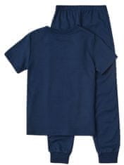 Garnamama pidžama za dječake s printom, koji svijetli u mraku, tamno plava, 128 (md122491_fm7)