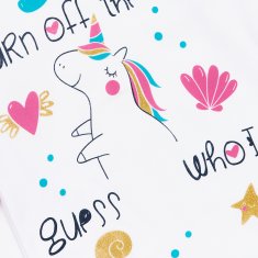 Garnamama pidžama za djevojčice s printom, koji svijetli u mraku, roza, 104 (md122491_fm8)