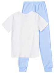 Garnamama pidžama za djevojčice s printom, koji svijetli u mraku, svijetlo plava, 98 (md122491_fm9)