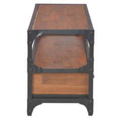 Vidaxl TV ormarić s 2 ladice 120 x 30 x 40 cm od masivne borovine