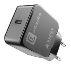 CellularLine USB-C kućni punjač, ​​15 W, crni (ACHSMUSBC15WK)