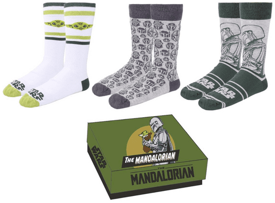 Artesania Cerda The Mandalorian čarape, 3 para, 40 - 46