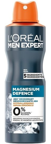 Loreal Paris Men Expert Magnesium Defense dezodorans u spreju, 150 ml