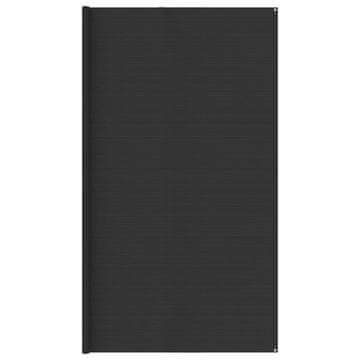 Vidaxl Tepih za šator 400 x 800 cm antracit HDPE