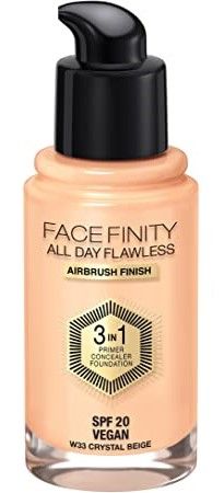 Max Factor Facefinity All Day Flawless 3u1 tekući puder, 33 Crystal Beige