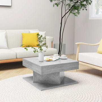 Vidaxl Klub stolić betonsko-sivi 57x57x30 cm