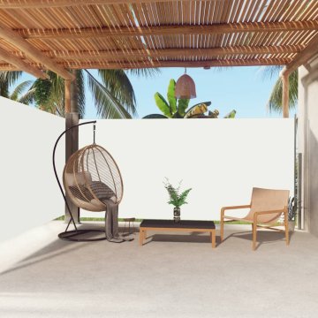 Vidaxl Uvlačiva bočna tenda za terasu krem boje 180 x 600 cm