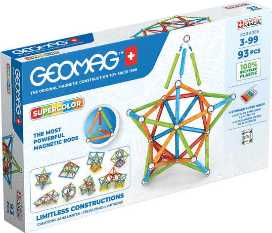 Geomag Supercolor recycled, 93 komada