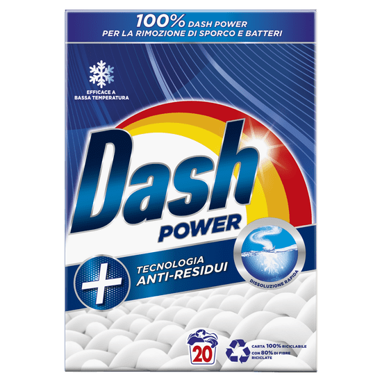 Dash Power prašak za pranje, 20 pranja, 1,2 kg