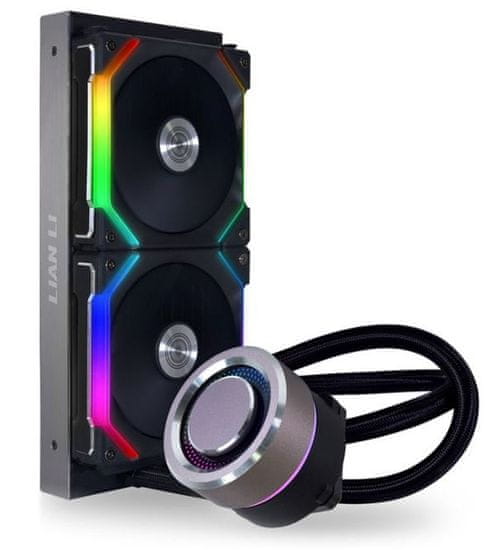 Lian Li Galahad 240 SL V2 AiO komplet za tekuće hlađenje, ARGB, crni (GA240SLB)