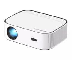 Byintek K45 LED projektor, Full HD, Android, WiFi, Bluetooth, 1 GB + 16 GB, bijeli