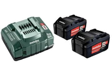 Metabo 18V 5,2 Ah baterija x2 + punjač