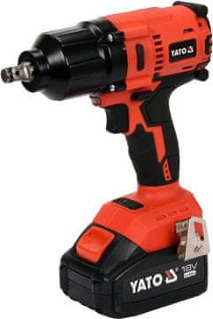 YATO BEZČETKIČNI UDARNI ODVIJAČ 18V LI-ION 1/2" 1x3.0Ah 700Nm YT-82806