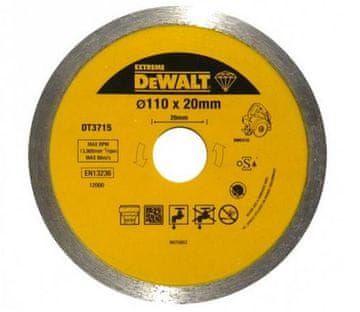 DEWALT DIJAMANTNA PILA 110 x 20 mm DT3715 za DWC410