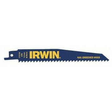 IRWIN LIST ZA SABLJANU PILU 150 mm 6 Z INČA ZA DRVO S ČAVLIMA (5 kom)