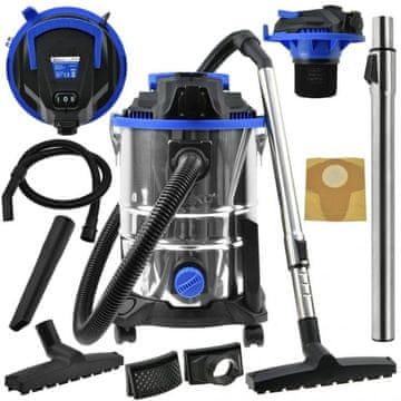 GEKO 25L Industrijski usisavač mokro suho 1400W + utičnica