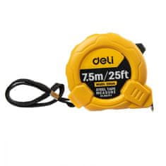 Deli 25 mm čelična traka za mjerenje 7,5m
