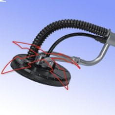 Dedra 710W mlin za žirafe 225mm - 360 fleksibilna glava crijeva 4m