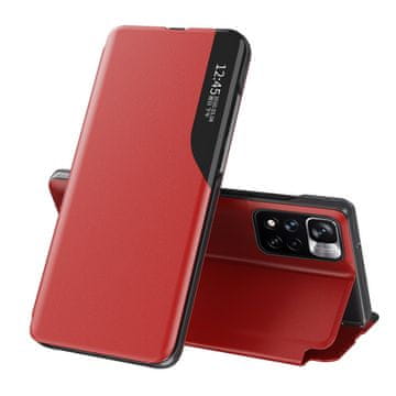 HURTEL Futrola Eco Leather View za Poco M4 Pro 5G - Elegantna preklopna futrola s stalkom