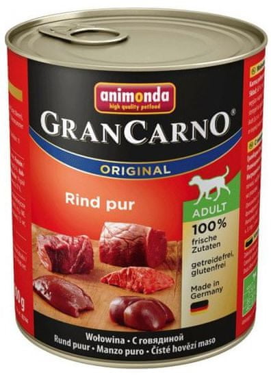 Animonda mokra hrana za odrasle pse Grancarno, govedina, 6 x 800 g
