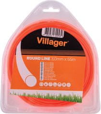 Villager Orange line najlonska nit za trimer, okrugla, 3.0 mm x 15 m