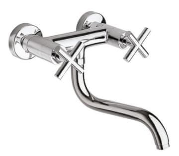 SAPHO Axia Zidna Miješalica, Kromirana, Rotirajuća 150mm