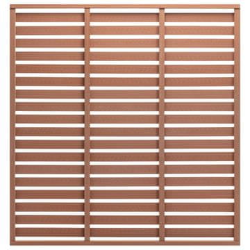 Vidaxl Panel za ogradu WPC 180 x 180 smeđi