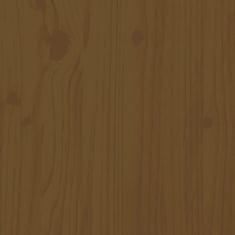 Vidaxl 2-dijelni set stolića za kavu boja meda od masivne borovine