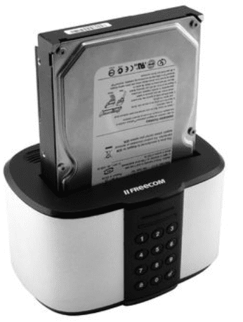 Freecom mDock priključna stanica za tvrdi disk (HDD), 6,35 cm, 8,89 cm, 256-AES enkripcija (56425)