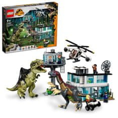 LEGO Jurassic World 76949 napad Giganotosaurusa i Therizinosaurusa