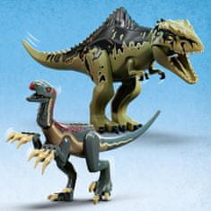 LEGO Jurassic World 76949 napad Giganotosaurusa i Therizinosaurusa