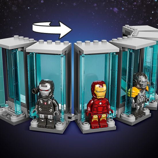 Lego iron store man armory