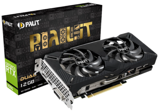 PALiT GeForce RTX 2060 Dual gaming grafička kartica, 12GB GDDR6 (NE62060018K9-1160C)