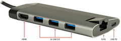 Argus GDC-802 priključna stanica, USB-C 3.1, adapter (88885551)