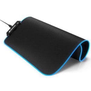 1337 RGB V2 podloga za miš, 360 mm, crna s osvjetljenjem
